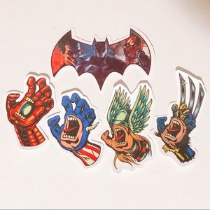 Santa Cruz + Avengers + Marvel Stickers